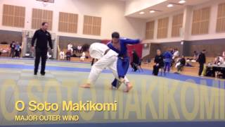 Osoto makikomi MAJOR OUTER WIND JUDO THROW [upl. by Ajay]