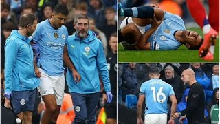 Man City Star Rodri Suffers Alarming Knee Injury During Arsenal Showdown [upl. by Glad]