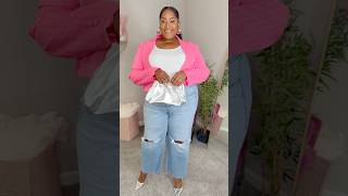 Styling a Plus size Crop Blazer plussizefashion howtostyle curvyfashion styleinspo fashionootd [upl. by Leahpar104]