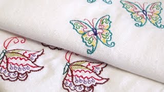 How to Machine Embroider Tea Towels Using Embrilliance Software [upl. by Colston]