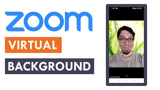 How to change Zoom background on Android QUICK and EASY [upl. by Launame53]