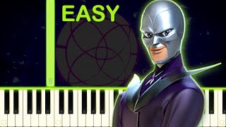 HAWK MOTH SONG  Miraculous Ladybug  EASY Piano Tutorial [upl. by Eeryt]