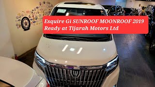 Toyota Esquire Gi SUNROOF MOONROOF 2019 Pearl Import by Tijarah Motors Ltd 01911950284 [upl. by Imorej]