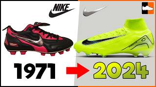 Evolution of NIKE Football Boots Ronaldo Mbappe Cristiano Boot History [upl. by Howarth284]