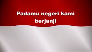 Bagimu Negeri Cipt Kusbini  Lagu Wajib Nasional [upl. by Ellehctim]