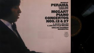 LP Mozart  Piano Concerto No 27  Perahia side A [upl. by Antonino]