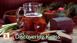 Russias Traditional Kvass  Fermented Bread Drink History [upl. by Sandler]