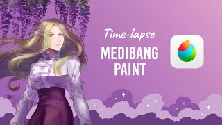 Tutorial Merekam Timelapse dengan Medibang Paint ENG CC [upl. by Yknip]