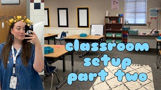 CLASSROOM SETUP PART TWO ✏️🍎 20242025 [upl. by Naylor]