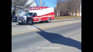 Maquoketa Fire Department Responding to a Structure Fire [upl. by Dermott]