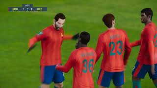 Quevilly Rouen Métropole VS Grenoble Foot pes 21 gameplay [upl. by Schapira]