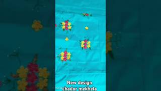 New design handmade chador mekhela shorts ytshorts SCFashion World [upl. by Shiri832]