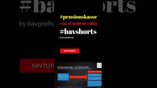 🎥 PENSIONSKASSE 2025 TUTORIAL ARBEITGEBERZUSCHUSS 2025 15 PROZENT [upl. by Paynter]