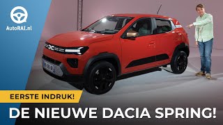 Opnieuw de goedkoopste EV  Nieuwe DACIA SPRING ELECTRIC 2024  AutoRAI TV [upl. by Ainesy]