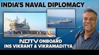 NDTVs Special Report From INS Vikrant INS Vikramaditya  Left Right amp Centre [upl. by Ely511]