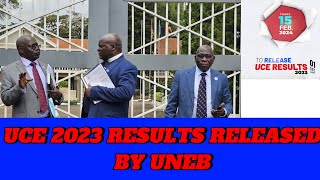 UNEB Releases UCE 2023 results Final Updates [upl. by Brinkema]