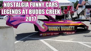 NOSTALGIA FUNNY CARS  Legends at Budds Creek 2017 [upl. by Htieh365]