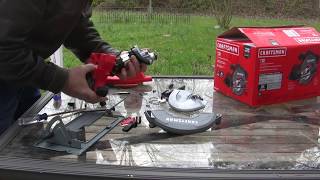 Craftsman 20v Saw Teardown 20 volt CMCS500 [upl. by Gylys]