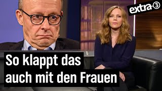 Sarah Bosetti Friedrich Merz und die Frauen  extra 3  NDR [upl. by Gordan383]