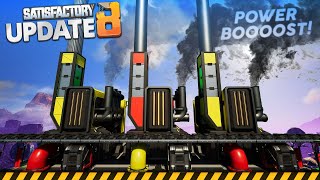 BOOSTING COAL POWER  SATISFACTORY Update 8  Lets Play [upl. by Ledairam442]