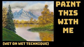 quotAutumn Dawnquot by Kenny K Wet on wet painting [upl. by Ranna]