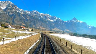 ★ 4K 🇦🇹 Bludenz  Arlberg  Giselabahn  St Pölten  Tulln cab ride across Austria 022021 [upl. by Salomo145]