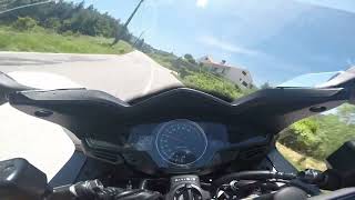 HONDA VFR800F V4 VTEC  Onboard winding road ✌️ [upl. by Ytsihc]