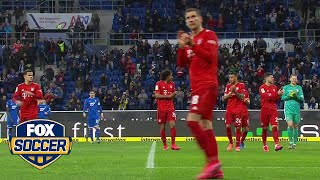 Bayern Munich Hoffenheim nearly ended match due to offensive fan banner  2020 Bundesliga Season [upl. by Karola]