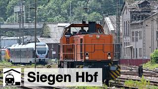 Kommen – Sehen – Siegen Zugbetrieb im Hauptbahnhof Siegen [upl. by Yeslehc]