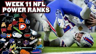 Very Honest NFL Power Rankings Week 11 [upl. by Enovaj]