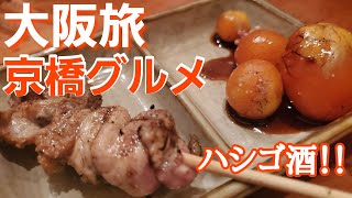 【大阪旅in京橋】実は京橋グルメを暴飲暴食のハシゴ酒！！こんだけ飲んで食ってしたら大満足～！！！ [upl. by Fransisco]