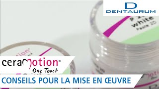 Conseils pour la mise en œuvre de ceraMotion® One Touch [upl. by Eymaj425]