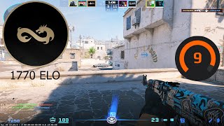 CS2 Faceit 1770 Eloda 9 Levele Çıkaran Galibiyet  EF GOLD  DeDust2  Faceit Gameplay [upl. by Idarb]