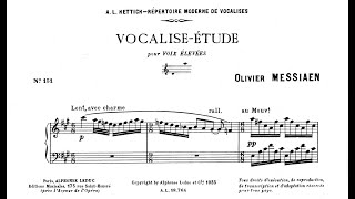 Messiaen Olivier 1935 Vocaliseétude pour voix élevées — Ingrid KappelleHåkon Austbø [upl. by Enalahs]