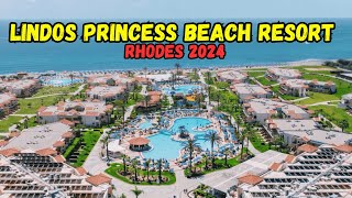 Lindos Princess Beach Resort amp Spa  Hotel Tour 2024 Rhodes Greece [upl. by Yhtir107]