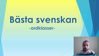 12 Bästa svenskan  Ordklasser [upl. by Llered]