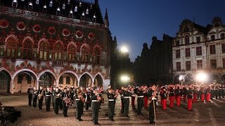 Concert militaire et spectacle son et lumière à Arras [upl. by Domineca707]