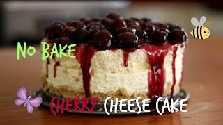 No Bake Cheesecake Recipe  Easy Cherry Cheesecake Recipe [upl. by Engle898]