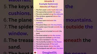 Adverbs 9 Adverbs of Place Example Sentences 2 preposition languagelearning english esltutor [upl. by Atsiuqal643]