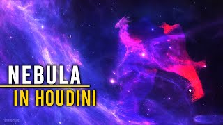 NEBULA CREATION in Houdini FX 2005  Houdini Tutorial [upl. by Slerahc62]