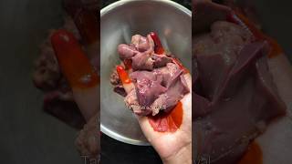 Chicken Eral varuval  Chicken liver fry 😎 shorts recipe [upl. by Arabelle696]