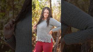 What color should I do next tutorial crochet diy design pattern sweater crochetdesigns top [upl. by Luoar221]