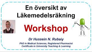 En översikt av läkemedelsräkning  Workshop [upl. by Ames]