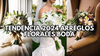 DIY FACIL 🌷👰🏻🤵🏻🌷ARREGLOS FLORALES RAMO DE NOVIAS TENDENCIAS 2024 [upl. by Metzgar68]