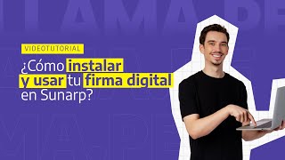 ¿Cómo instalar y usar tu firma digital en Sunarp [upl. by Keane]