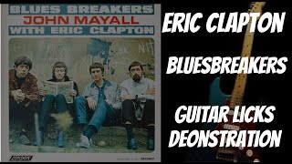 Eric Clapton Bluesbreakers Guitar Licks REMASTERED from 2020 [upl. by Annej758]