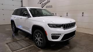 2024 Jeep Grand Cherokee Limited  Bright White  Stock 9924 [upl. by Keene]