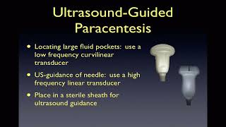 Ultrasound Guided Procedures Lumbar Puncture Paracentesis and Thoracentesis [upl. by Bocaj]