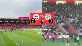 Southampton vs Leicester City Vlog  Shameful 32 Defeat 😡 [upl. by Lletnahs]