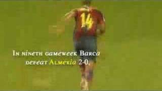 FC Barcelona  season 0708 Great Quality [upl. by Tartan525]